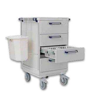 Медицинская тележка - cmd-d4-m060 - ScanModul® - для общего применения / транспортная / с выдвижным ящиком