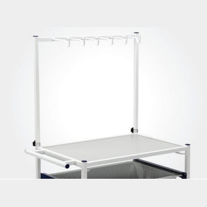 Стойка для сыворотки на роликах - 1164601 - ScanModul® - 6 крюков