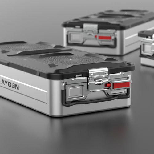 Контейнер для стерилизации для инструментов - Aygun Surgical Instruments - с фильтром / с клапаном / из алюминия