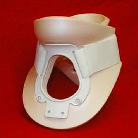 Жесткий шейный ортез - L0172 - Tiburon Medical Enterprises - D (12 см) / с отверстием для трахеостомы / с защитой подбородка