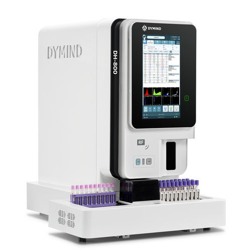 Автоматический гематологический анализатор - DH-800 - Shenzhen Dymind Biotechnology Co., LTD - настольный / флуоресцентная проточная цитометрия / с поддержкой ИИ