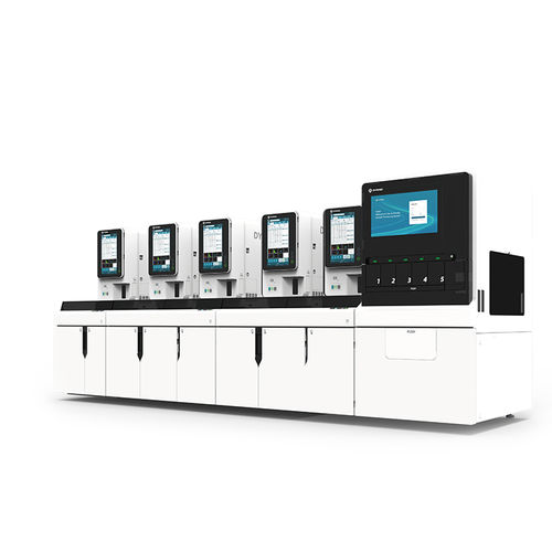Автоматический гематологический анализатор - DH-8000 - Shenzhen Dymind Biotechnology Co., LTD - настольный / флуоресцентная проточная цитометрия / лазерная дифракция