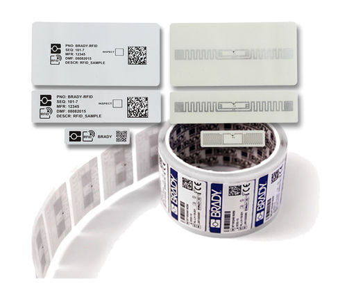 Этикетка для трубок - Brady EMEA - для флаконов / RFID