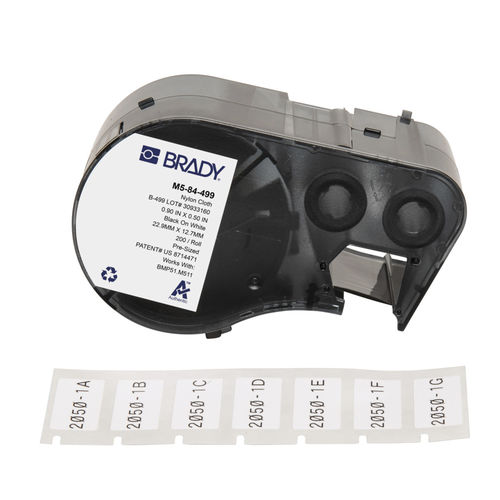 Рулон этикеток для трубок - M4C-375-499 - Brady EMEA - для флаконов