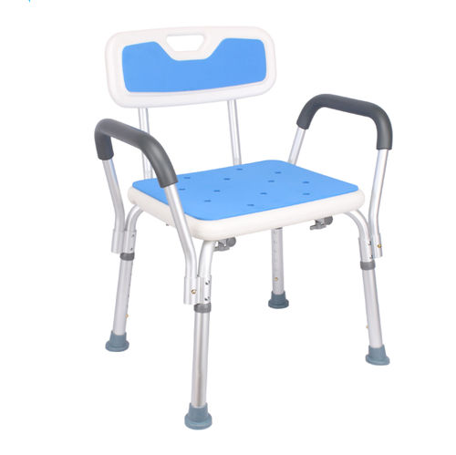 Стул для душа с подлокотниками - BES-BS021 - Besco Medical - со спинкой