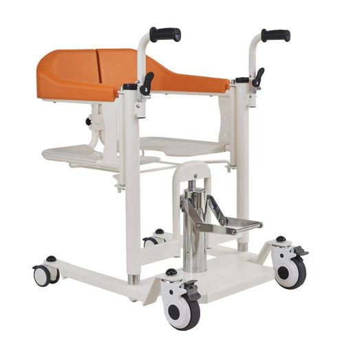 Кресло для транспортировки пациентов для интерьера - BES-YWJ05 - Besco Medical - поднимающееся / с опорой для голеней / с подлокотниками