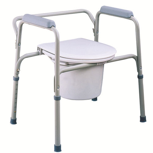 Стул для туалета с подлокотниками - BES-BS029 - Besco Medical - с ведром / с отверстием для туалета / с регулируемой высотой