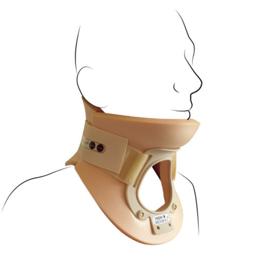 Шейный ортез Филадельфия - 010-06S/PHP-T2S - Groupe Lépine - D (12 см) / с защитой подбородка / с отверстием для трахеостомы