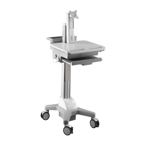 Телемедицинская тележка с регулируемой высотой - PCART-D2-W120-N-R1  - BriteMED Technology