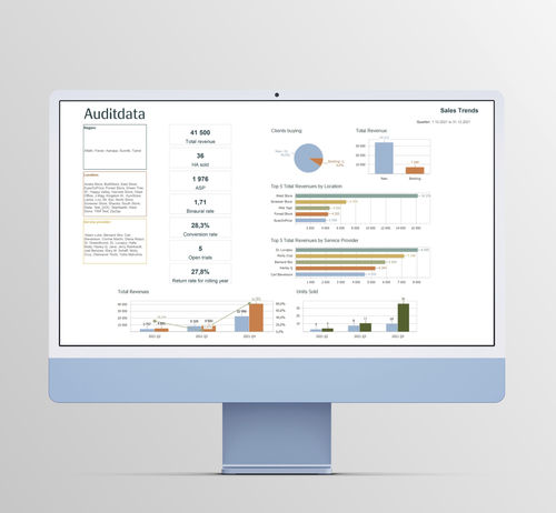 Модуль программного обеспечения для анализа - Auditdata - для составления отчетности / для аудиометрии