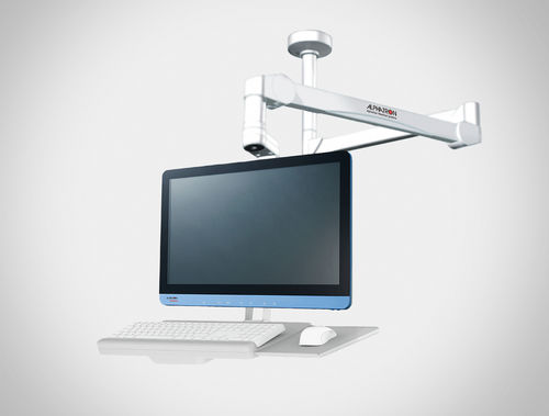 Шарнирный кронштейн - ALPHATRON MEDICAL GmbH - наклонный / для монитора / медицинский