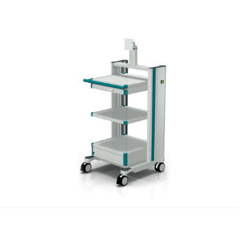 Медицинская тележка - classic - ALPHATRON MEDICAL GmbH - для медицинских приборов / транспортная / с выдвижным ящиком