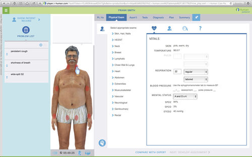 Программное обеспечение симуляция пациента - i-Human Patients® Cases - I-Human Patients, Inc. - учебное / для диагностики / медицинское