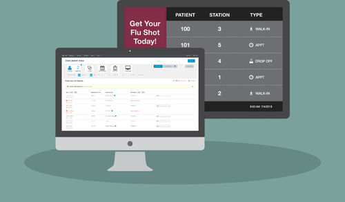 Медицинское программное обеспечение - Patient Queuing - Vecna Technologies - для планирования / для управления