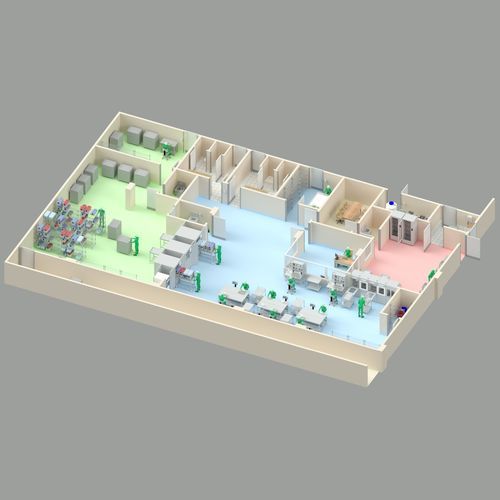 Стерилизационная комната для учреждений здравоохранения - CSSD Design - TBT Medical - медицинской / модульный / мобильный