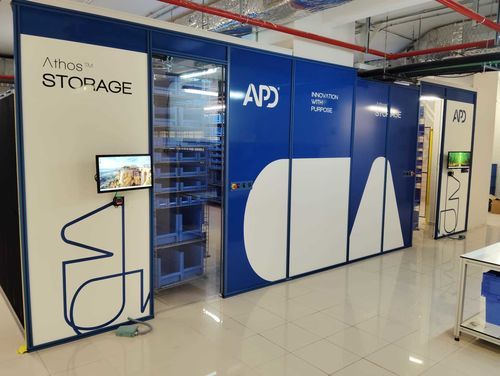 Система управления и хранения автоматизации - Athos™ Storage - Horizontal Carousel System - APD, S.A. - для отслеживания / RFID / логистическая