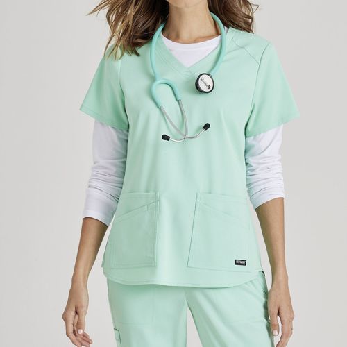 Медицинские брюки и блуза для женщин - EMMA TOP - Barco Uniforms - L / XL / M