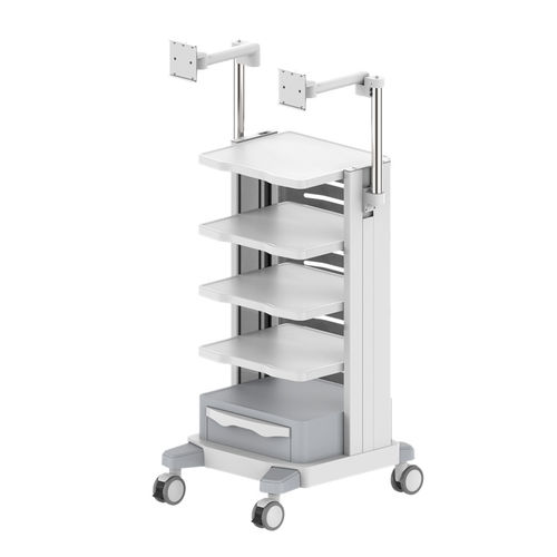 Тележка для эндоскопии - 1.4M-TR900-14-XX - Coriton Instrument Co., Ltd. - медицинская / из алюминия / 1 выдвижной ящик
