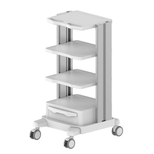 Тележка для эндоскопии - 1.2M-TR900-09276/COR-0040-U - Coriton Instrument Co., Ltd. - медицинская / 1 выдвижной ящик / 3 уровня