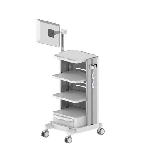 Тележка для эндоскопии - 1.2M-TR900-12-XX  - Coriton Instrument Co., Ltd. - медицинская / с выдвижным ящиком / с полкой