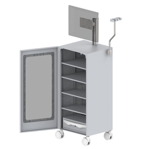 Тележка для эндоскопии - TR900C-XX  - Coriton Instrument Co., Ltd. - медицинская / из алюминия / с полкой