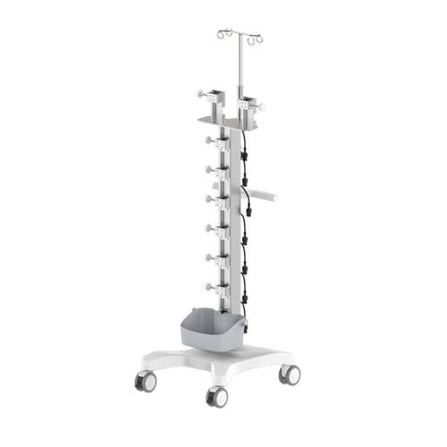 Медицинская тележка - Coriton Instrument Co., Ltd. - для перфузионного насоса / транспортная / с корзиной