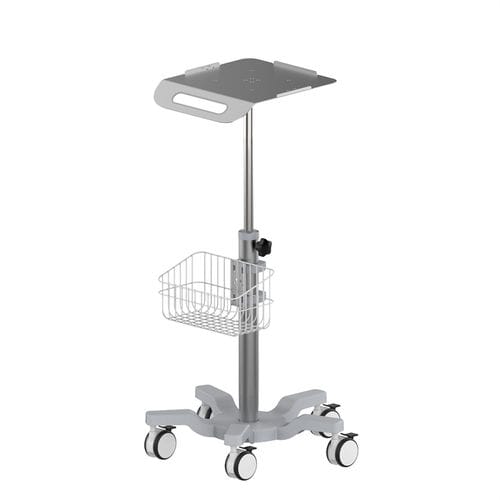 Тележка для ЭКГ - RS010C-100 - Coriton Instrument Co., Ltd. - медицинская / из нержавеющей стали / с корзиной