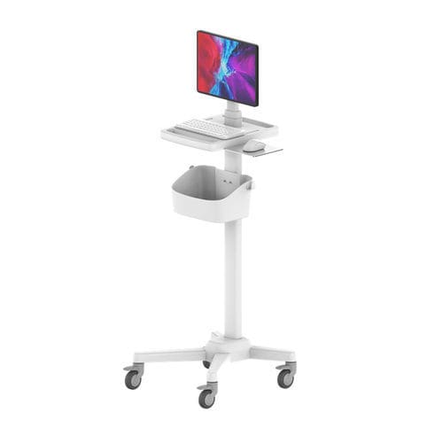 Тележка из нержавеющей стали - RS008 - Coriton Instrument Co., Ltd. - из алюминия / с опорой для переносного компьютера