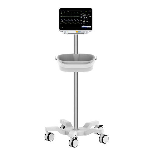 Медицинская тележка - RS011C - Coriton Instrument Co., Ltd. - для монитора / из алюминия / из пластика