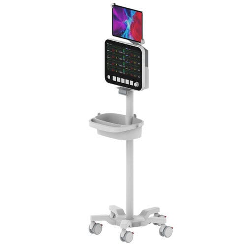 Медицинская тележка - Mindray - Coriton Instrument Co., Ltd. - для медицинских экранов / из алюминия / мобильная