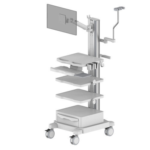 Компьютерная тумба для панели ПК - KRT-P-3320 - Coriton Instrument Co., Ltd. - point-of-care / защищенная / модульная