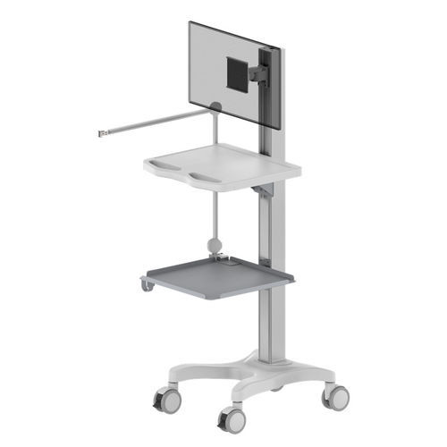 Компьютерная тумба point-of-care - TR700-200-ZG - Coriton Instrument Co., Ltd. - с регулируемой высотой / защищенная / модульная