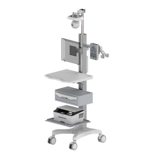 Компьютерная тумба для панели ПК - TR700-200-XX - Coriton Instrument Co., Ltd. - point-of-care / с выдвижным ящиком / с регулируемой высотой