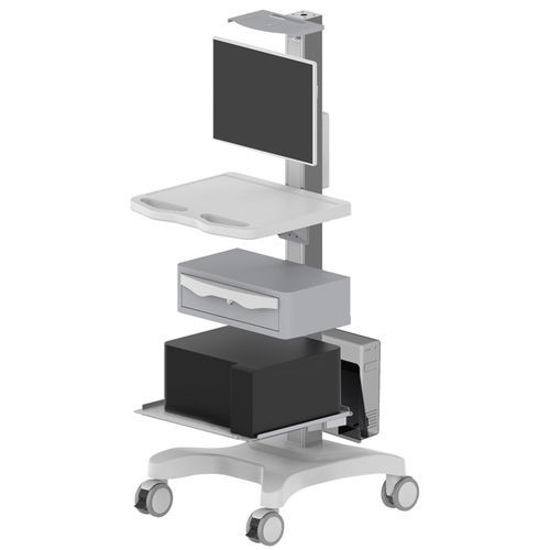 Компьютерная тумба для панели ПК - KRT-P-2809 - Coriton Instrument Co., Ltd. - point-of-care / с выдвижным ящиком / с регулируемой высотой