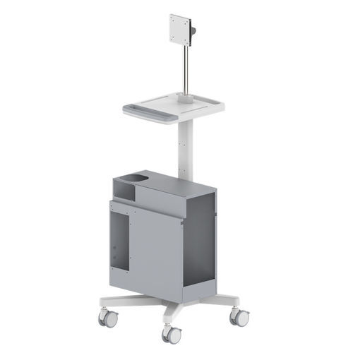 Компьютерная тумба для панели ПК - RS008 - Coriton Instrument Co., Ltd. - point-of-care / с регулируемой высотой / защищенная
