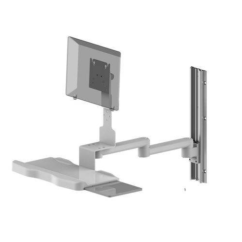 Настенная информационная рабочая станция - WM500-11072 - Coriton Instrument Co., Ltd. - медицинская / для ноутбука / наклонная
