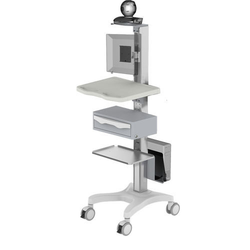 Компьютерная тумба для панели ПК - TR700-200-XXX - Coriton Instrument Co., Ltd. - с выдвижным ящиком / с регулируемой высотой / защищенная