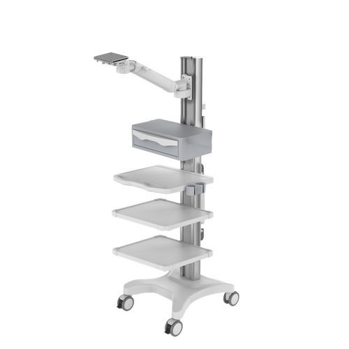 Компьютерная тумба для панели ПК - TR800-200-XX - Coriton Instrument Co., Ltd. - point-of-care / с выдвижным ящиком / с регулируемой высотой