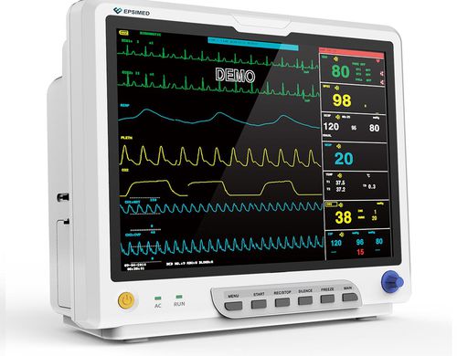 Переносной монитор пациента - MN-150 - EPSIMED - компактный / для ЭКГ / RESP