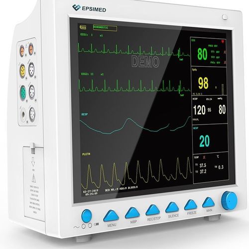 Переносной монитор пациента - MN-120 - EPSIMED - компактный / для ЭКГ / RESP