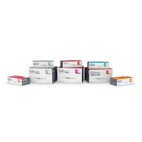 Шприц 3 мл - EasyTouch® FlipLock™ - MHC Medical Products - одноразовый / безопасный