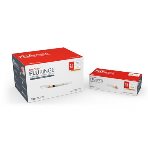 Шприц 1 мл - EasyTouch® Fluringe® - MHC Medical Products - 3 мл / безопасный