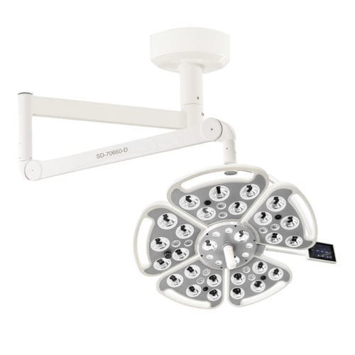 Потолочный хирургический светильник - WD-7660D-1 - Nanjing Keweisi Medical Lighting - светодиодный
