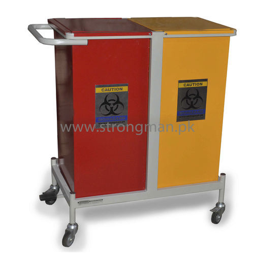 Медицинская тележка - 346-BM - Strongman Ideal Engineering Services - транспортная / мусорный контейнер / с мешком для мусора