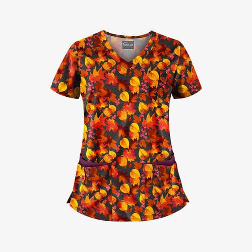 Медицинская блуза для женщин - September Leaves - Uniform Advantage - L / XL / M
