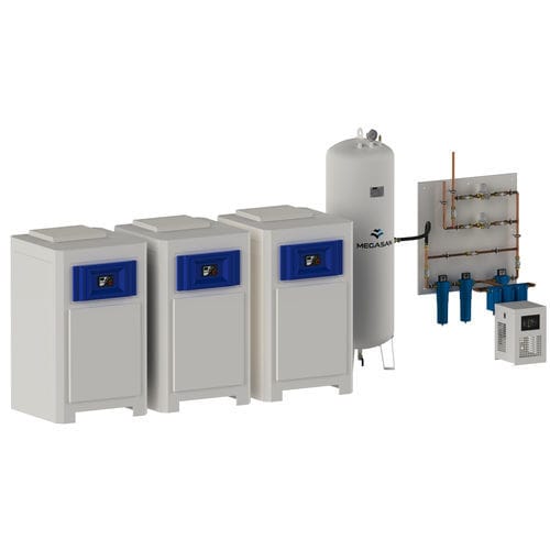 Воздушная газовая станция - MG-HS series - Megasan Medical Gas Systems - непереносная