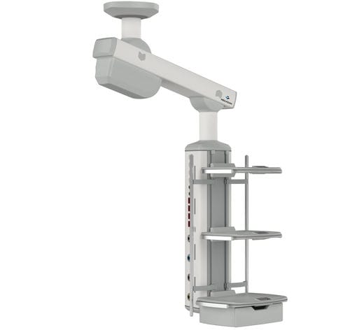 Потолочный медицинская консоль - MG-PENA-M-A - Megasan Medical Gas Systems - для интенсивной терапии / для анестезии / с простой консолью