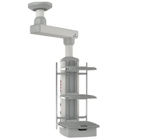 Потолочный медицинская консоль - MG-PENx-S-z - Megasan Medical Gas Systems - для интенсивной терапии / для анестезии / с простой консолью