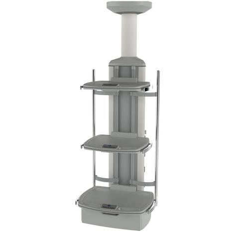 Потолочный медицинская консоль - MG-PENA-V-A - Megasan Medical Gas Systems - для интенсивной терапии / для анестезии / с простой консолью