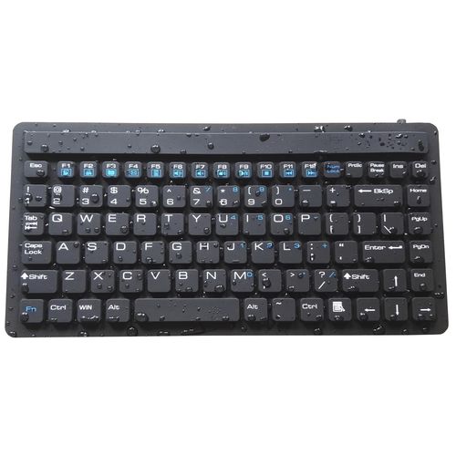 Медицинская клавиатура из силикона - P-M272 - PAC Technology - антибактериальная / дезинфицируемая / герметичная